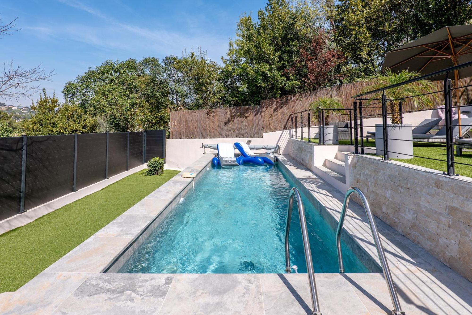 Villa Piscine-Jacuzzi-Videoprojecteur-Clim La Perle Rare Mougins Esterno foto